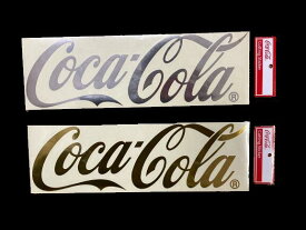 コカ・コーラ　カッティングステッカー Lサイズ シルバー・ゴールド 耐水 耐光 CC-CDL1 メール便対応可