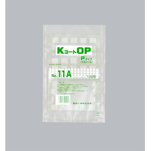 【ケース販売】KコートOP Pタイプ No.11A(1ケース/2600枚入)【規格内容】厚み0.06×幅180×長さ280mm