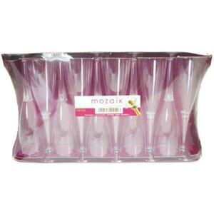 【100個】シャンパングラス (120ml) 分離型 SABERT 使い捨て プラスチックグラス クリアシャンパンフルート (本体のみ)100個入 送料無料