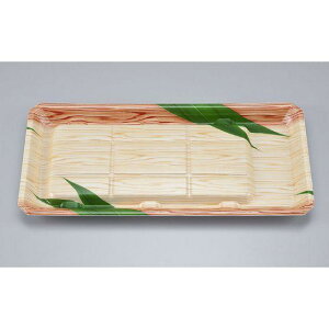 【50枚】新匠-ウナギ33-16 笹木目 (うなぎトレー) 333×160×18mm PSP シーピー化成 使い捨て 食品 トレー 包装容器 食品トレイ 50枚入