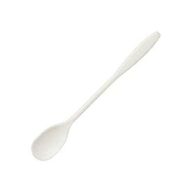 【100本】マドラースプーン 160mm アイボリー （バラ） ホウケン産業 使い捨て 業務用 プラスチック カトラリー 16cm (袋ナシ)　100本入