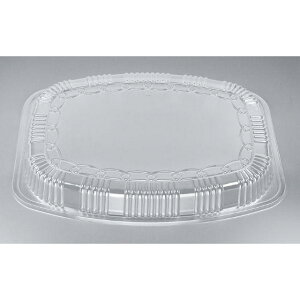 【20枚】Z-517 透明蓋(B) シーピー化成 使い捨て 業務用 弁当 惣菜 中華 仕出し 小判皿 オードブル容器(フタのみ) 20枚入