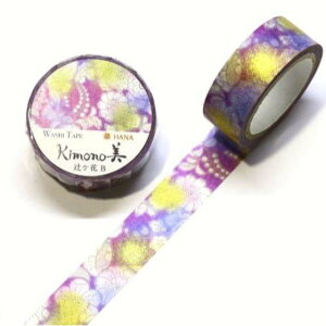 �y1���z�҃��� B GR-1017 �i��15mm×7m���j �}�X�L���O�e�[�v �a�� �J�~�C�\ Kimono�� �� HANA �F�T���^�C�v �i������s�j�@1����