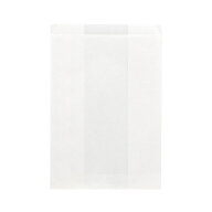 ★リニューアル品★ HEIKO NF(ノンフッ素)耐油ガゼットパック 白無地 15-20.5 （100枚入）