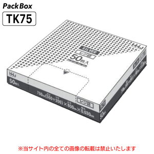 【ケース販売】レジ袋 シルバー 500枚入(50枚×10箱) 0.03mm厚 ゴミ袋 買い物袋 手提げ袋 ハウスホールドジャパン TK75 送料無料