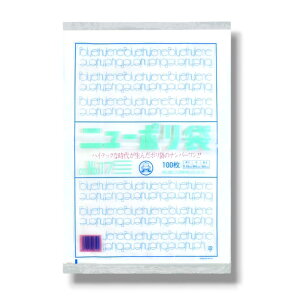 【バラ:100枚】ニューポリ袋03 No.17 0.03×360×500mm 透明 福助工業 LDPE 食品 青果 改正食品衛生法対応品 平袋 業務用 ビニール袋