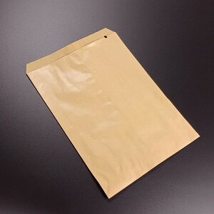 【500枚】紙袋 K3号 福助工業 Kロール袋 未晒 茶 紐付