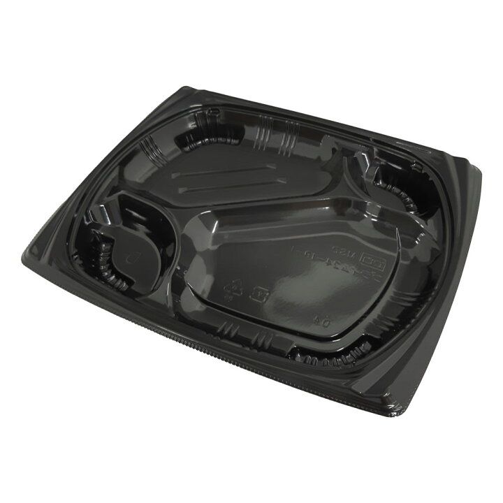 楽天市場 弁当 仕出し 使い捨て弁当容器 Msdプライム 24 19 1 黒 1ケース 600枚 耐熱 電子レンジ対応 お持ち帰り テイクアウト 包装資材のお店 パッくん
