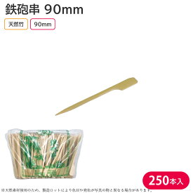 竹串 串 竹 9cm 天然竹 鉄砲串 90mm 250本 1袋 串焼 焼鳥 惣菜 祭 屋台 店頭販売 持ち帰り 業務用 大容量