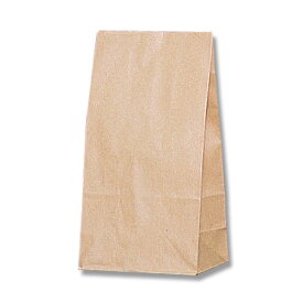 【マチ付紙袋】HEIKO 角底袋 未晒無地 NO.3（100枚入）120×70×220mm シモジマ