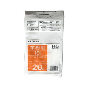 | S~ 20L Ɩp ƒp 0.03mm 520×600mm GL-24  LLDPE 20L 1P[X 800i110×80܁jy[J[iz