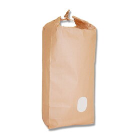 【お米用紙袋】米袋2kg用 WB無地・バンド・窓付 （200枚入） 140×70×330mm