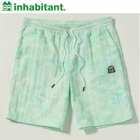 【楽天スーパーSALE】inhabitant インハビタント Boatmans Dry Shorts (PH5200 GREEN) ：ISM23OB12 ショートパンツ [sale_item] [ss_otd04]