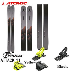 スキー板 アトミック ATOMIC 23-24 バックランド BACKLAND 100 金具付き2点セット( TYROLIA ATTACK 11 GW)