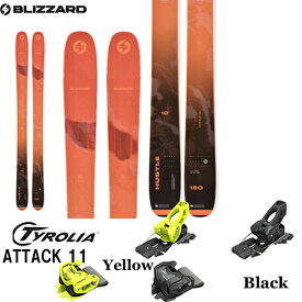 【旧モデルスキー板 ビンディングセット】ブリザード BLIZZARD HUSTLE 10 金具付き2点セット(TYROLIA ATTACK 11 GW)