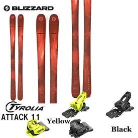 スキー板 旧モデル ブリザード BLIZZARD ブラーマ BRAHMA 88 金具付き2点セット(TYROLIA ATTACK 11 GW) 23-24モデル