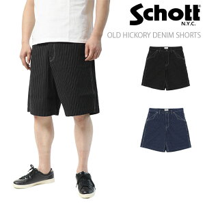 �y�|�C���g10�{�zSchott �@ �V���b�g�@OLD HICKORY DENIM SHORTS �I�[���h�q�b�R���[ �f�j���V���[�c�@782-5913002 �����Y Wabash �E�H�o�b�V�� �E�H�o�b�V���X�g���C�v ���[�N�p���c �u���b�N �l�C�r�[ �C