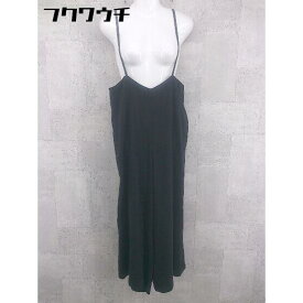 ◇ niko and … ニコアンド キャミソール オールインワン サイズL ブラック レディース 【中古】 【中古】