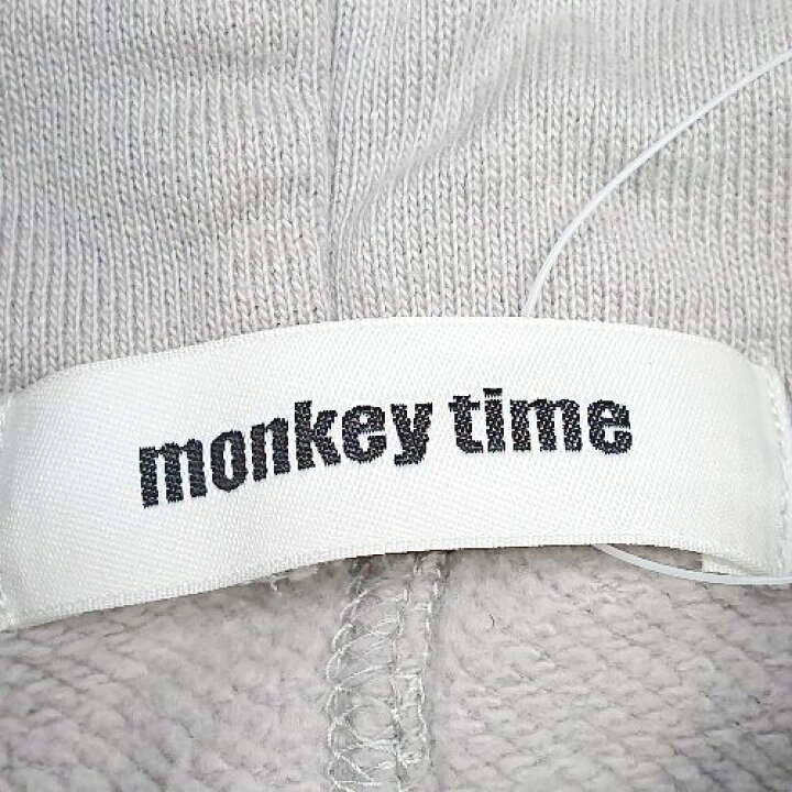 楽天市場】◇ MONKEY TIME モンキータイム フード ?ーディ 無地 サイド 