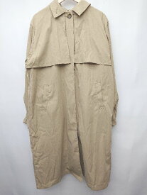 ◇ ◎ forksy. フォルクシー 2way 長袖 トレンチコート サイズF ベージュ レディース P 【中古】