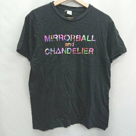 ◇ back number バックナンバー ツアーグッズ 半袖 Tシャツ サイズL ブラック系 レディース メンズ E 【中古】