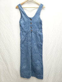 ◇ ZARA KIDS　ザラキッズ コーデュロイ　キッズ オールインワン サイズ13-14 ブルー 男の子　女の子 P 【中古】