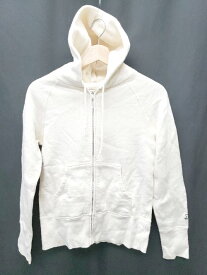 ◇ Θ DRESSTERIOR ドレステリア シンプル 無地 長袖 ジップアップ パーカー 表記なし アイボリー レディース P 【中古】