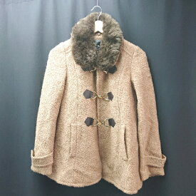 ◇ CECIL McBEE セシルマクビー シンプル カジュアル きれいめ もこもこ 長袖 ジャケット サイズM ブラウン レディース E 【中古】
