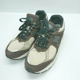 ◇ Θ NEW BALANCE ニューバランス ローカットスニーカー サイズ26 ブラウン ベージュ系 メンズ E 【中古】