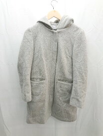 ◇ PREFERIR フード　ジップアップ　起毛　裏地 長袖 ジャケット サイズL グレー系 レディース E 【中古】