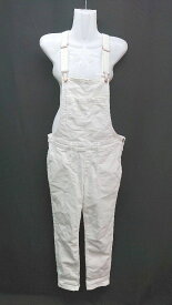 ◇ OLDNAVY オールドネイビー ストレートタイプ ストラップ 厚手 ノースリーブ サロペット サイズ6 ホワイト レディース E 【中古】