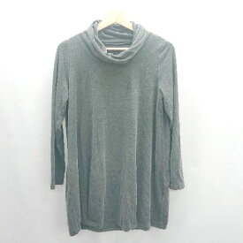 ◇ ⊇ C'est moijeu セモアージュ ロング丈 ハイネック 長袖 フリース サイズ 表記なし グレー レディース E 【中古】