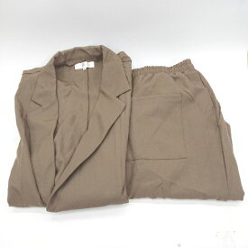 ◇ Θ ASTRONOMY アストロノミー スラックス ジャケット サイズXL ブラウン レディース E 【中古】