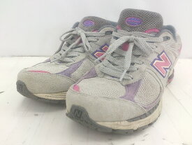 ◇ NEW BALANCE ニューバランス M2002RWB スニーカー シューズ 25cm グレー パープル メンズ P 【中古】