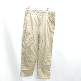 ◇ Θ ASTRONOMY アストロノミー コットン使用 ウエストゴム テーパードパンツ サイズL ベージュ系 メンズ E 【中古】