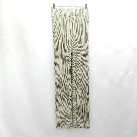 ◇ ⊂ ◎ ●未使用● feepur フェピュール ウエストゴム プリーツパンツ サイズM グリーン レディース E 【中古】