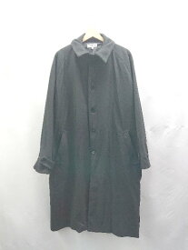 ◇ ⊇ ASTRONOMY　アストロノミー ベーシック　シンプル　シック 長袖 ロングコート　サイズL ブラック系 メンズ E 【中古】