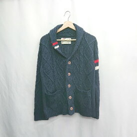 ◇ ⊇ DOPE.H 長袖 カーディガン サイズL ネイビー系 メンズ E 【中古】