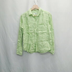 ◇ ⊂ ◎ quadro クオドロ 長袖 シャツ サイズ表記なし ライトグリーン系 メンズ E 【中古】