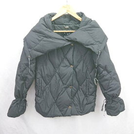 ■ ⊇ Rady レディ ビッグカラー キルティング 長袖 ダウンジャケット サイズS ブラック系 レディース E 【中古】