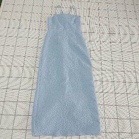 ◇ ⊂ Meiru メイル 花柄 ロング丈 キャミ ワンピース サイズM ライトブルー系 レディース E 【中古】