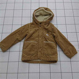 ◇ ⊇ 【リー Lee】LK9004 コーデュロイ ボアジャケット キッズ 110cm ベージュ系 E 【中古】