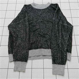 ◇ ⊇ メイル Meiru ニットセーター グレー系 Lサイズ メンズ E 【中古】