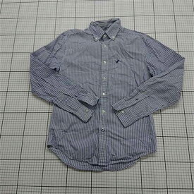 ◇ Θ アメリカンイーグル AMERICAN EAGLE OUTFITTERS クラシックフィットストライプシャツ メンズ XS E 【中古】