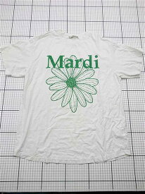 ◇ ⊂ マルディメクルディ Mardi Mercredi デイジーTシャツ ホワイト系 レディース E 【中古】