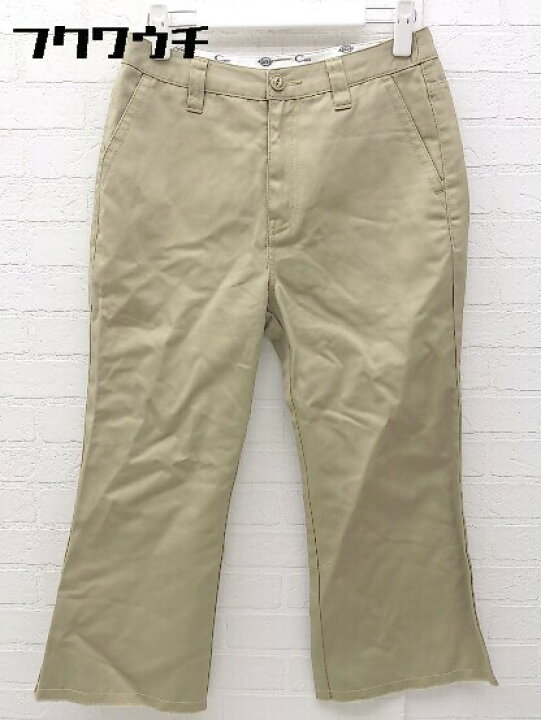 楽天市場 Dickies ディッキーズ カットオフ パンツ サイズm ベージュ レディース 中古 フクワウチ