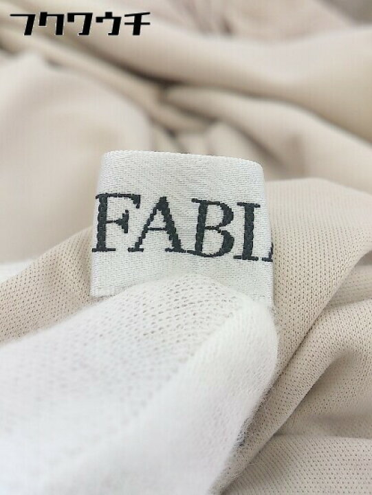 楽天市場 Fabia ファビア プリーツスカート 長袖 ロング ワンピース サイズm ベージュ系 レディース 中古 フクワウチ
