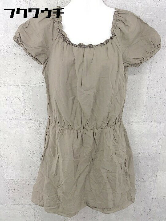 楽天市場 Bon Mercerie ボン メルスリー Anatelier スパンコール 半袖 膝丈 ワンピース サイズ38 ブラウン系 レディース 中古 フクワウチ