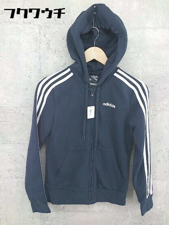 楽天市場 Adidas アディダス 長袖 ジップアップ パーカー サイズm ネイビー レディース 中古 フクワウチ