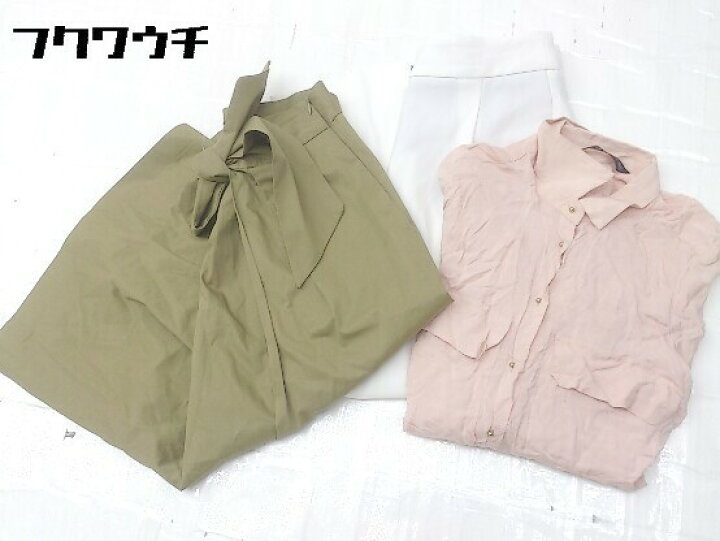 ◇ ZARA ザラ まとめ売り3点セット サイズXSのみ スカート パンツ シャツ レディース 【中古】 フクワウチ ◇ ZARA ザラ まとめ売り3点セット サイズS34 パンツ レディース